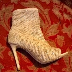 Aldo Gold Heeled Boots for Chic Style